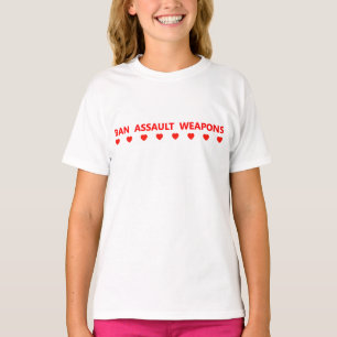 T-shirt Interdire les armes d'assaut