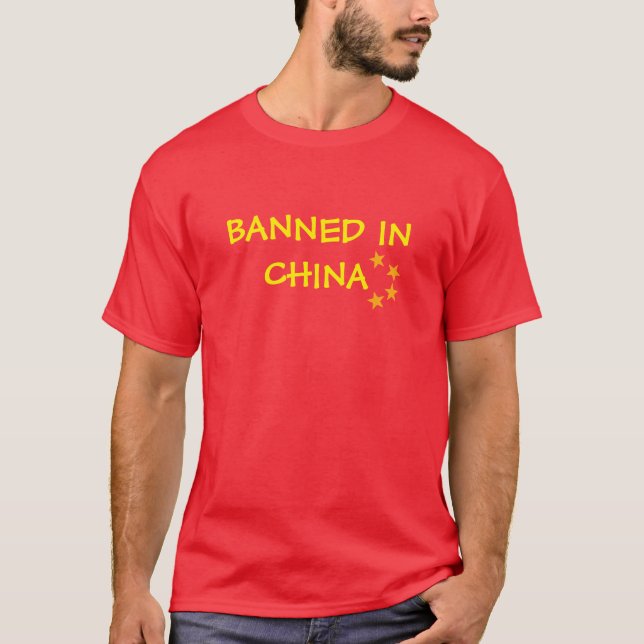 T-shirt Interdit en Chine (Devant)
