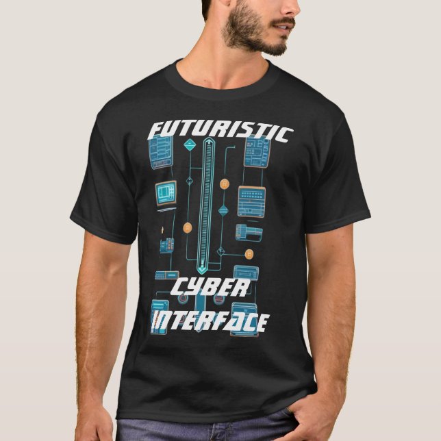 T-shirt Interface T-ShirtCyber (Devant)