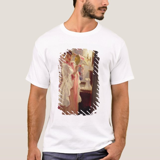 T-shirt Intérieur avec l'épouse de l'artiste, 1889 (Devant)
