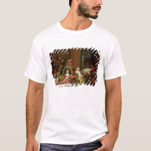 T-shirt Intérieur avec Madame à un clavecin