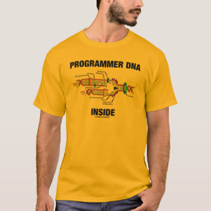 T-shirt Intérieur d'ADN de programmeur (reproduction