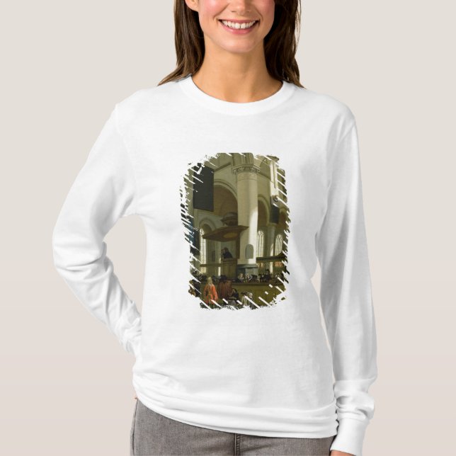 T-shirt Intérieur de l'Oude Kerk (Devant)