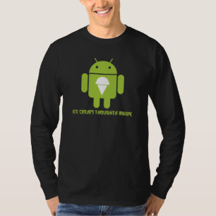 T-shirt Intérieur de pensées de crème glacée (insecte