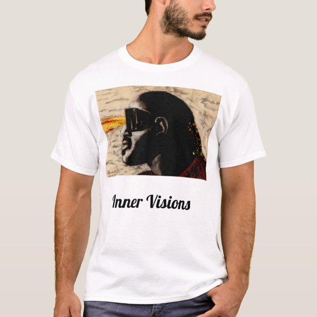 T-shirt intérieur de Stevie Wonder de visions (Devant)