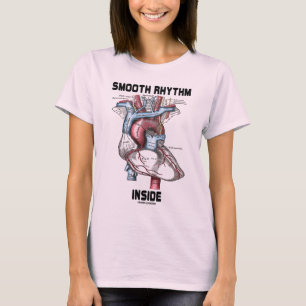 T-shirt Intérieur doux de rythme (coeur anatomique
