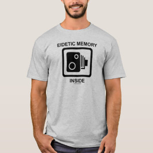 T-shirt Intérieur eidétique de mémoire (signe