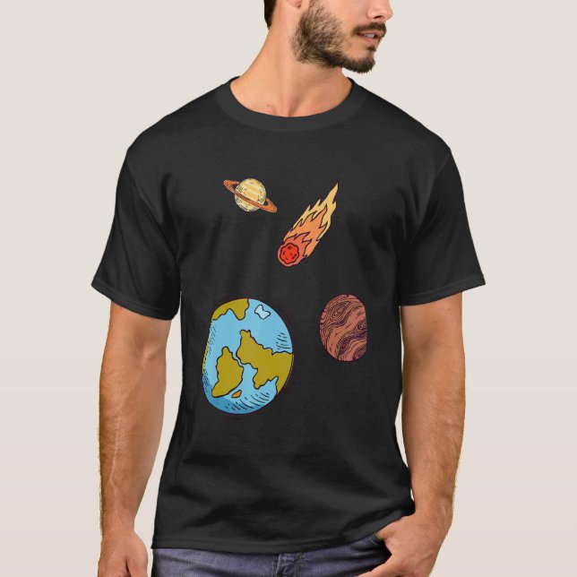 T-shirt International Asteroid Day  Asteroid Day (Devant)