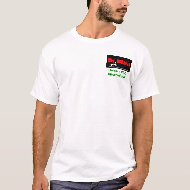 T-shirt International de club de propriétaires de DiBlasi (Devant)