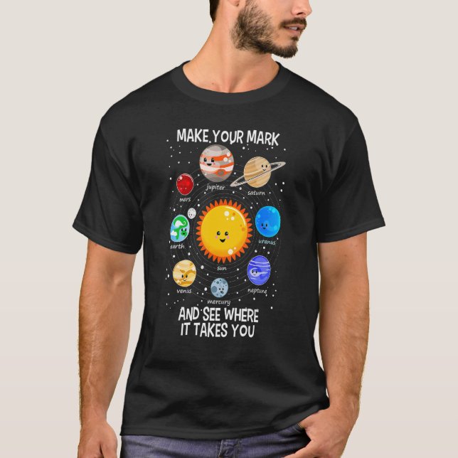 T-shirt International Dot Day 2022 Make Your Mark Solar Sy (Devant)