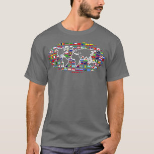 T-shirt International Traveller World Traveller Fla