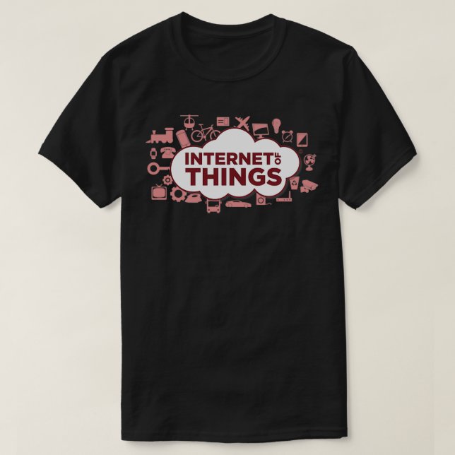 T-shirt Internet des objets IoT Smart City AI ML LTEM 5G B (Design devant)