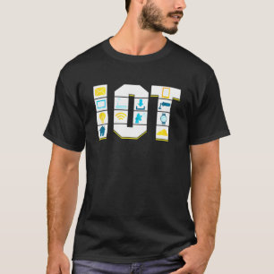 T-shirt Internet Des Objets Science Data Analytics Transfe