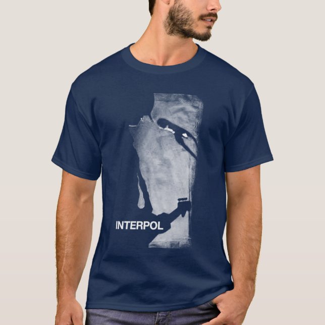 T-shirt Interpol Original Retro Fan Art Design gift (Devant)
