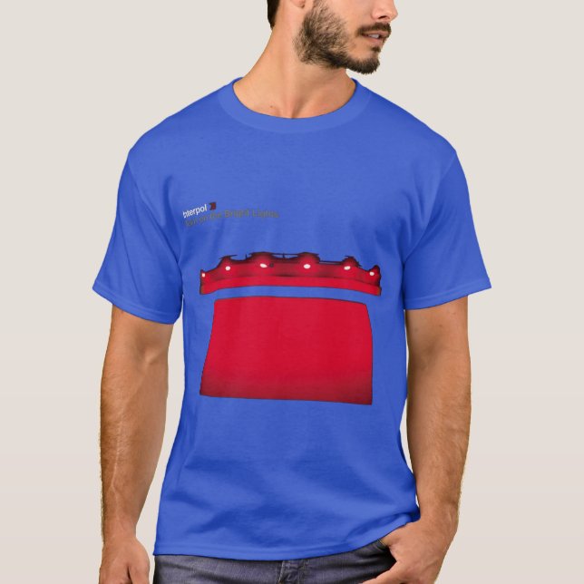 T-shirt Interpolurn On the Bright Lights friend friend (Devant)