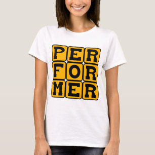 T-shirt Interprète, Figure de scène