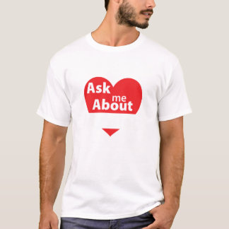 T-shirt Interrogez-moi au sujet de mon blog - chemise