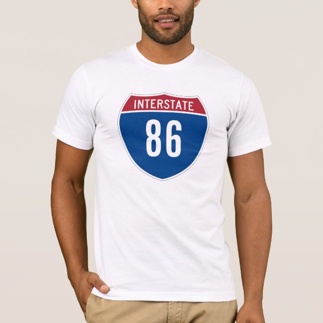 T-shirt Interstate 86 (Devant)