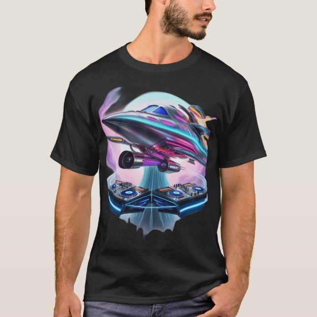 T-shirt Interstellar DJ Journey (Devant)
