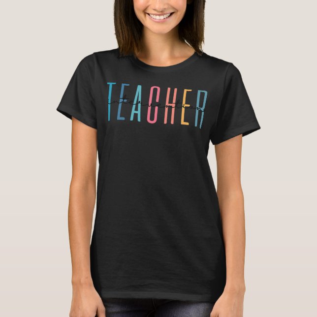 T-shirt Intervention de l'équipe RTI Enseignant Retour à (Devant)