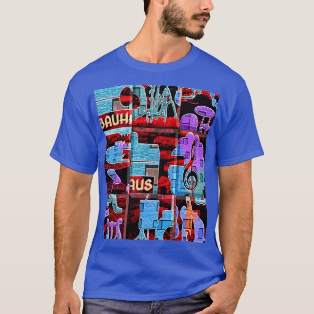 T-shirt Intimate Blue Summer Vibes orchestral music instru (Devant)