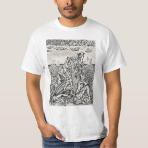 T-shirt Intimidation, dessin à l'encre indienne