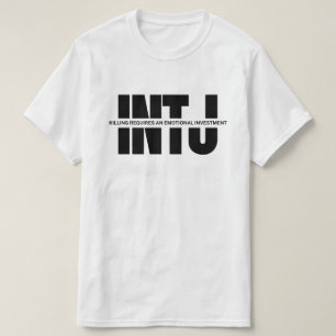 T-shirt INTJ personnalité MBTI humour INTJ drôle de citati