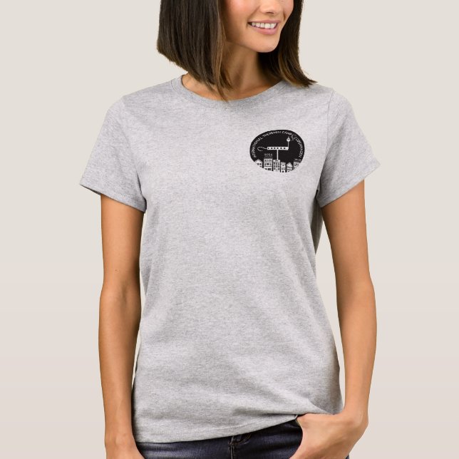T-shirt Intl Theremin Camp CPH - poche cirque noir pour fe (Devant)