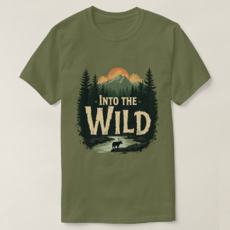 T-shirt INTO the WILD les amateurs d'aventure