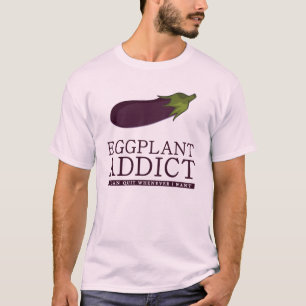 T-shirt intoxiqué d'aubergine