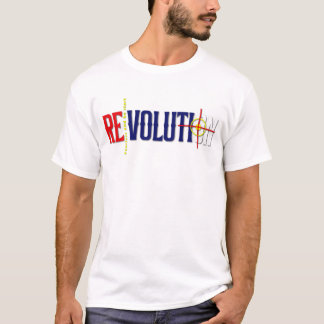 T-shirt "Intrépide & Commence une révolution" Titre Gras