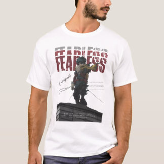T-shirt Intrépide, motivation design anime