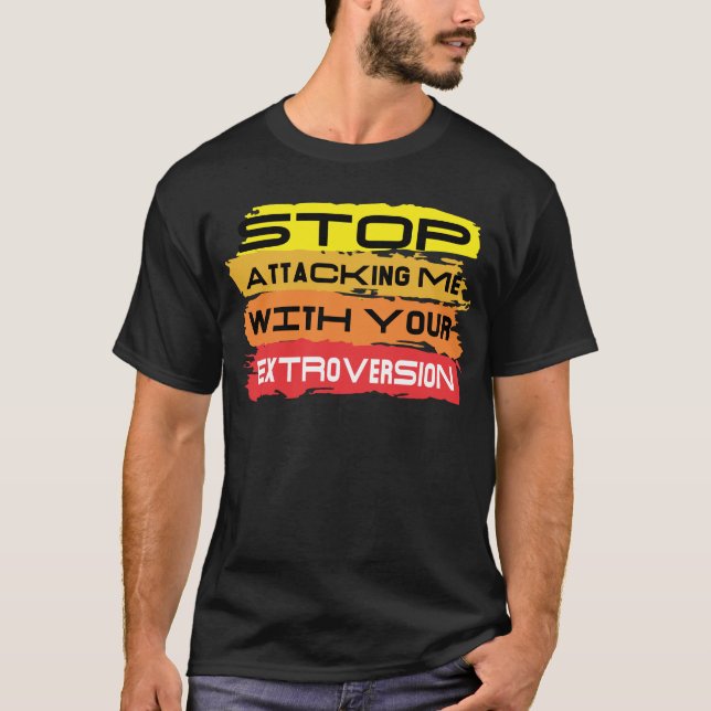 T-shirt Introduire la personnalité INTJ anti social petit  (Devant)