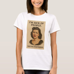 T-shirt Introduire l'illustration vintage