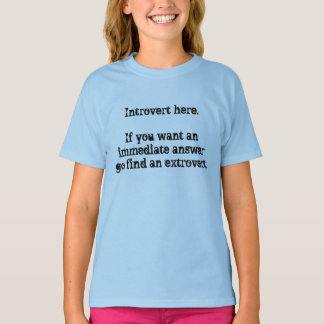T-shirt Introvert ici