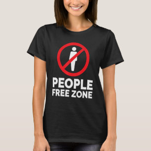 T-shirt Introvert Life - Personnes Zone Libre Funny Introv