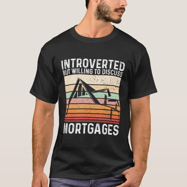 T-shirt Introvert Morte Loan Agent (Devant)