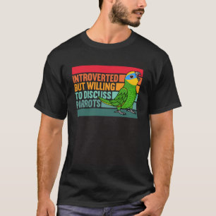 T-shirt Introverted mais perroquets Orange ailé Amazon