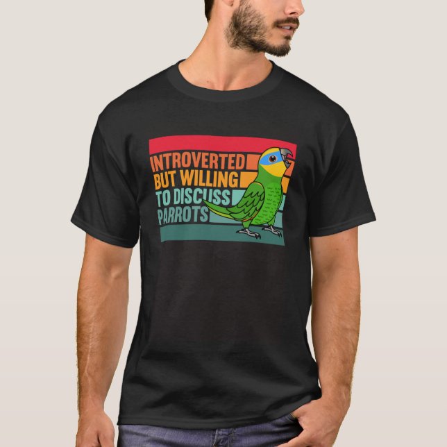 T-shirt Introverted mais perroquets Orange ailé Amazon (Devant)