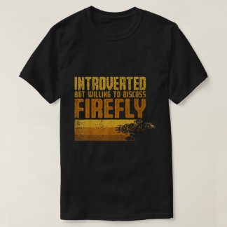 T-shirt Introverti Mais Prêt À Discuter Des Émissions Spat
