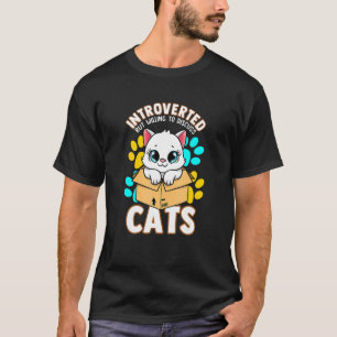 T-shirt Introvertie Introverti Mais Prêt À Discuter Des Ch