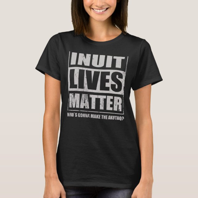 T-shirt Inuit Akutaq Ice Cream Inuuk Spécialité Cuisine (Devant)