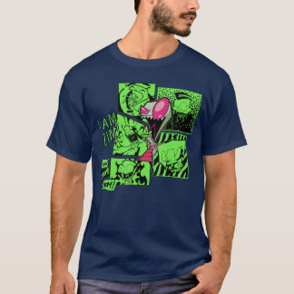 T-shirt Invader Zim Zim Screaming Doom Comic Panels Collag