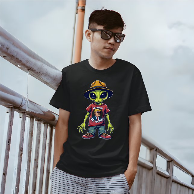T-shirt Invasion Alien humaine - Mème politique amusant (Alien Switch Places – Funny Political Meme T-Shirt)