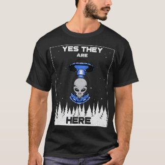 T-shirt Invasion Alien. Les Aliens Sont Là
