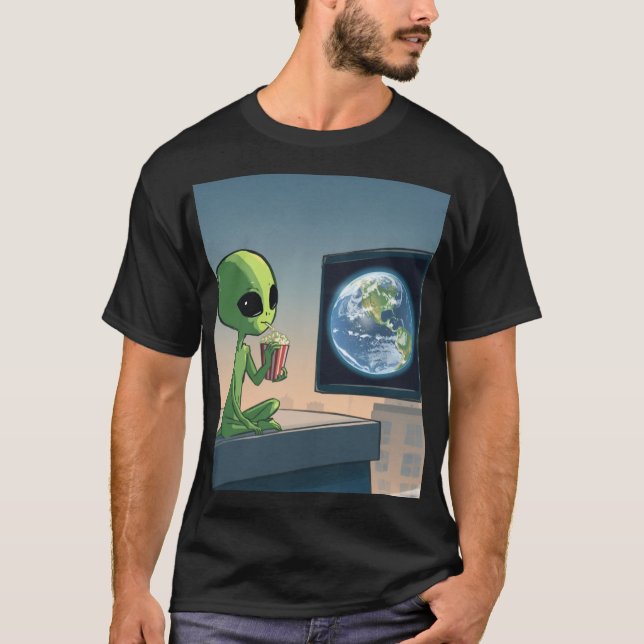T-shirt Invasion extraterrestre  (Devant)