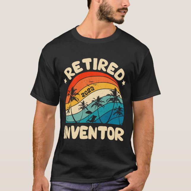 T-shirt Inventeur retraité Retraité Retraité Retraite Vint (Devant)