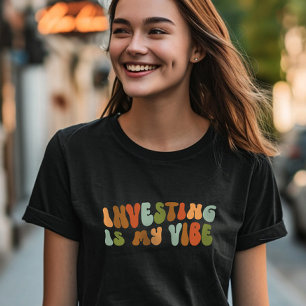 T-shirt Investissement super Rétro Est Mon Vibe, Investiss