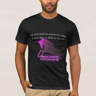 T-shirt Invisible Pink Unicorn