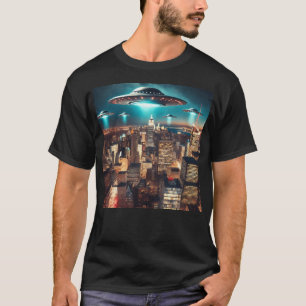T-shirt Invitation de drones Aliens de New York